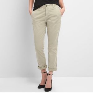 Gap Girlfriend Twill Stripe Chinos